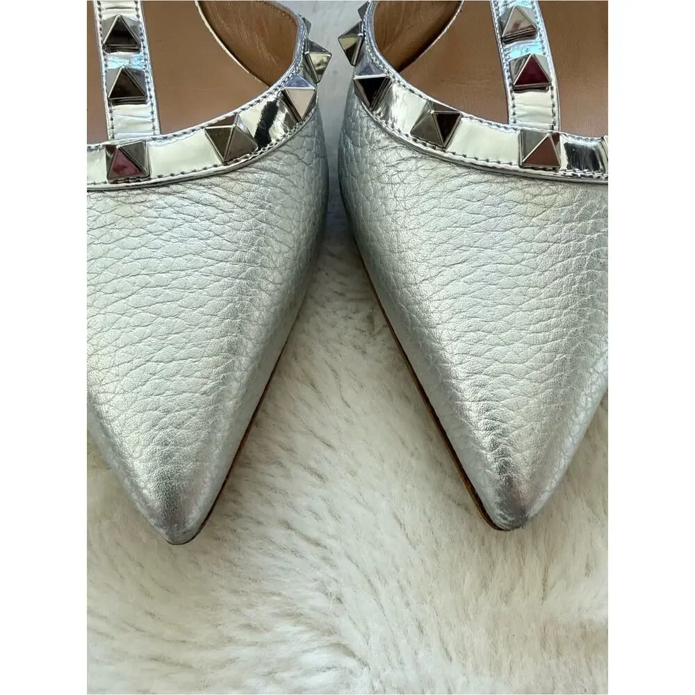 Valentino Garavani women gladiator heels shoes size 38,5 EU Authentic